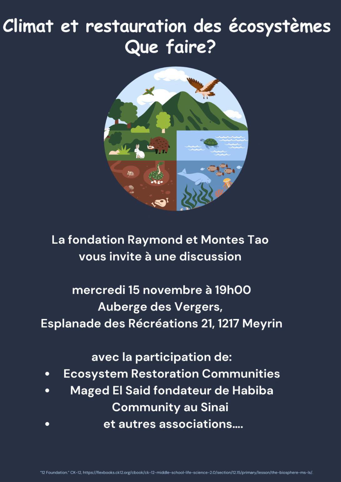 Event on Climate and Ecosystem Restoration